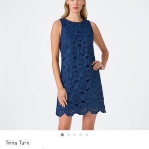NWT Trina Turk Yakitori Navy Mini Dress size 10